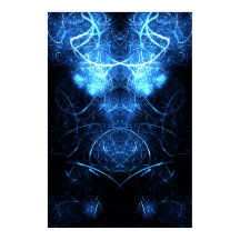 Kaliverse Elektrische Energie Fractal Poster
