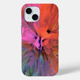 Kaliverse Elektrische Energie Fractale Kunst #11 iPhone 15 Case