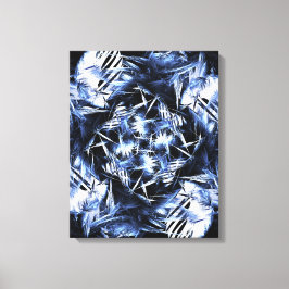 Kaliverse Elektrische Energie Fractale Kunst #3 Canvas Afdruk