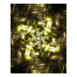 Kaliverse Fluid Fractal #01 Poster