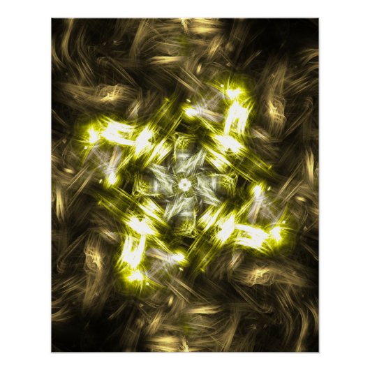 Kaliverse Fluid Fractal #01 Poster (Voorkant)