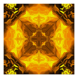 Kaliverse Kaleidoscoop Fractal #01 Perfect Poster