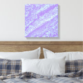 Kaliverse Vloeibare Fractal #01 Canvas Afdruk (Insitu (Slaapkamer))
