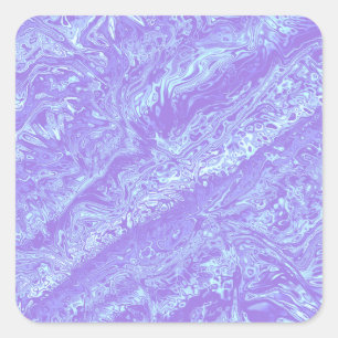 Kaliverse Vloeibare Fractal #01 Vierkante Sticker