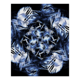 Kaliverse Vloeistof Fractal #01 Poster