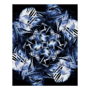 Kaliverse Vloeistof Fractal #01 Poster