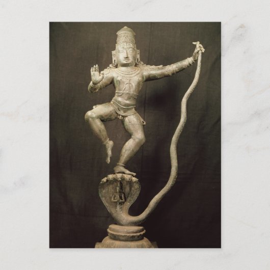 Kaliya Krishna Briefkaart (Voorkant)