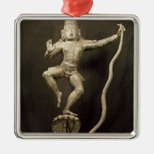 Kaliya Krishna Metalen Ornament (Voorkant)