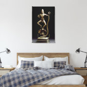 Kaliyakrishna, Chola, Tamil Nadu (brons) Canvas Afdruk (Insitu (Slaapkamer))