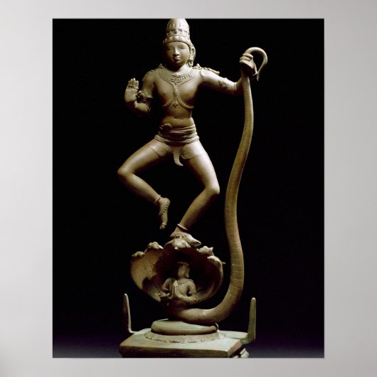 Kaliyakrishna, Chola, Tamil Nadu (brons) Poster (Voorkant)