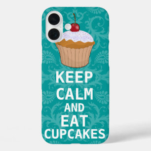 KALK BEWAREN EN Cupcakes bewerken blauwgroen elke  iPhone 16 Plus Hoesje