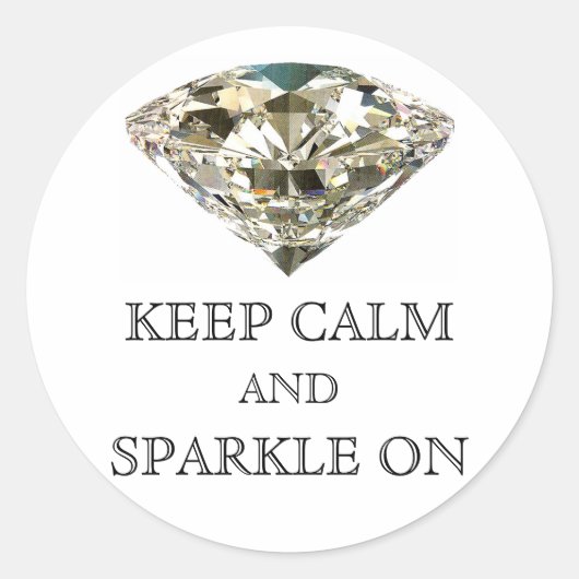 KALK BEWAREN EN SPARKEL AANSLUITEN RONDE STICKER (Voorkant)