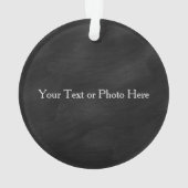 Kalk Drawn Merry en Bright met lampjes Ornament (achterkant)