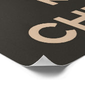 Kalk en bewaar kippen poster (Hoek)