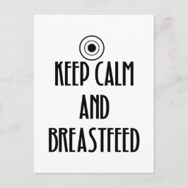 Kalk en borstvoeding bewaren briefkaart