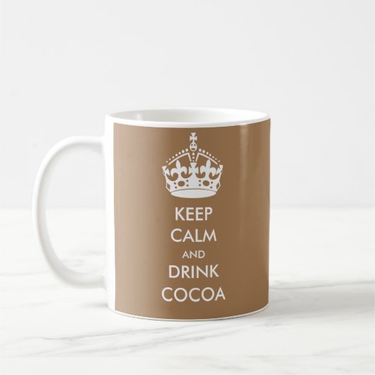 KALK EN DRINK COCOA BEWAREN KOFFIEMOK (Links)
