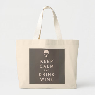 Kalk en Drink houden Grote Tote Bag