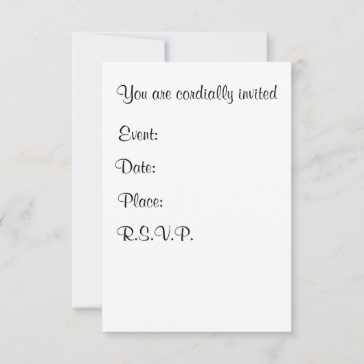 Kalk en Drink houden Kaart (Achterkant)