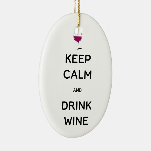 Kalk en Drink houden Keramisch Ornament (Rechts)