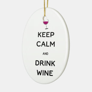 Kalk en Drink houden Keramisch Ornament