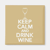 Kalk en Drink houden Magneet (Voorkant)