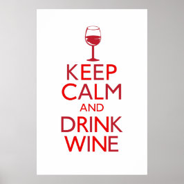 Kalk en Drink houden Poster