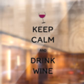 Kalk en Drink houden Raamsticker (Vel 2)