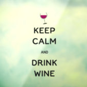 Kalk en Drink houden Raamsticker (Vel 3)