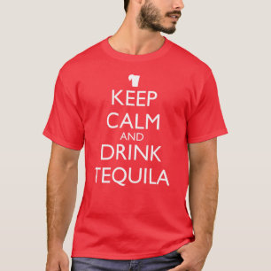KALK EN DRINK TEQUILA BEWAREN T-SHIRT