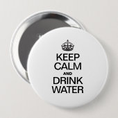 KALK EN DRINK WATER BEWAREN RONDE BUTTON 4,0 CM (Voorkant /achterkant)