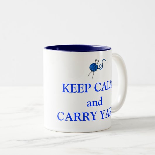 Kalk en droog houden tweekleurige koffiemok (Voorkant rechts)