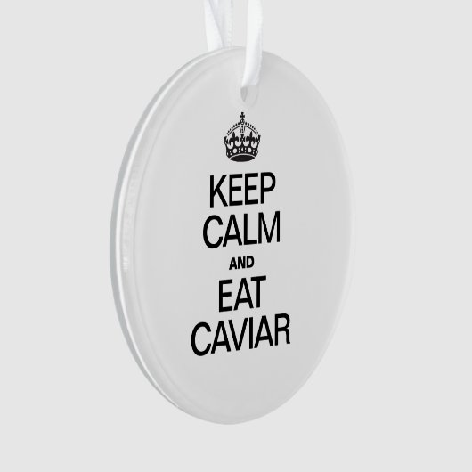 KALK EN EAT CAVIAR BEWAREN ORNAMENT (voorkant)