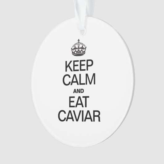 KALK EN EAT CAVIAR BEWAREN ORNAMENT (voorkant)