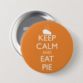 KALK EN EAT PIE BEWAREN RONDE BUTTON 7,6 CM (Voorkant /achterkant)