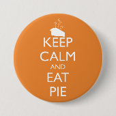 KALK EN EAT PIE BEWAREN RONDE BUTTON 7,6 CM (Voorkant)