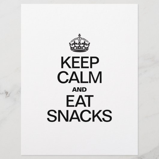 KALK EN EAT SNACKS HOUDEN FLYER (Voorkant)