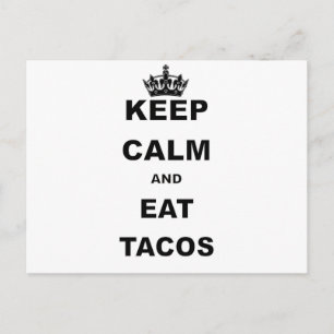 KALK EN EAT TACOS BEWAREN BRIEFKAART