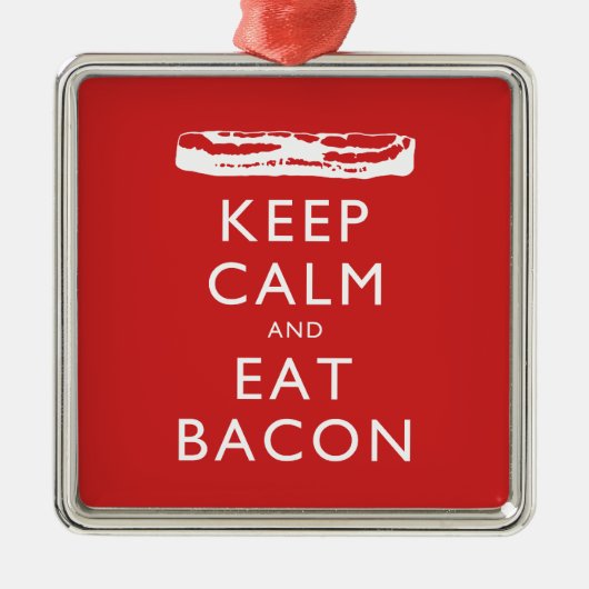 Kalk en eet bacteriën metalen ornament (Voorkant)