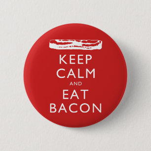 Kalk en eet bacteriën ronde button 5,7 cm