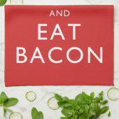 Kalk en eet bacteriën theedoek (Gevouwen)