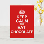 Kalk en eet chocolade kaart (Gele Bloem)