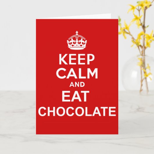 Kalk en eet chocolade kaart (Gele Bloem)