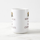 Kalk en eet chocolade koffiemok (Center)