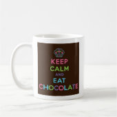 Kalk en eet chocolade koffiemok (Links)