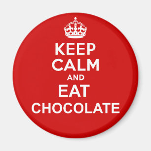 Kalk en eet chocolade magneet