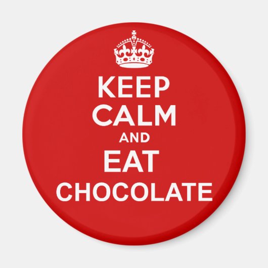Kalk en eet chocolade magneet (Voorkant)
