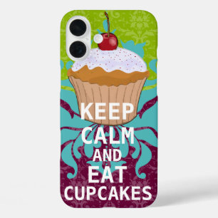 KALK EN Eet Cupcakes om het even welke kleur iPhone 16 Plus Hoesje