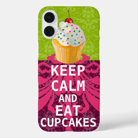 KALK EN Eet Cupcakes om het even welke kleur Case-Mate iPhone Case (Achterkant)