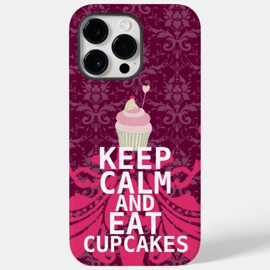 KALK EN Eet Cupcakes om het even welke kleur Case-Mate iPhone Case (Achterkant)