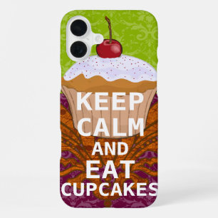 KALK EN Eet Cupcakes om het even welke kleur iPhone 16 Plus Hoesje